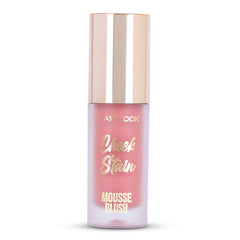 Mattlook Cheek Stain Mousse Blush, Infused with Hyaluronic acid  and Vitamin E, Long lasting formula, Natural Radiant finish