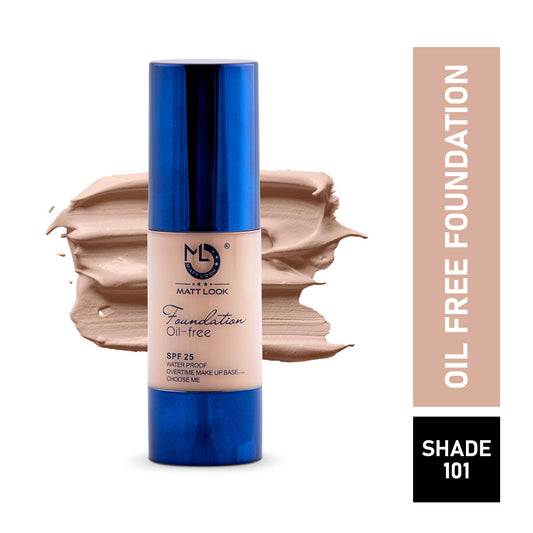 Mattlook Oil Free & Waterproof Foundation, SPF 25