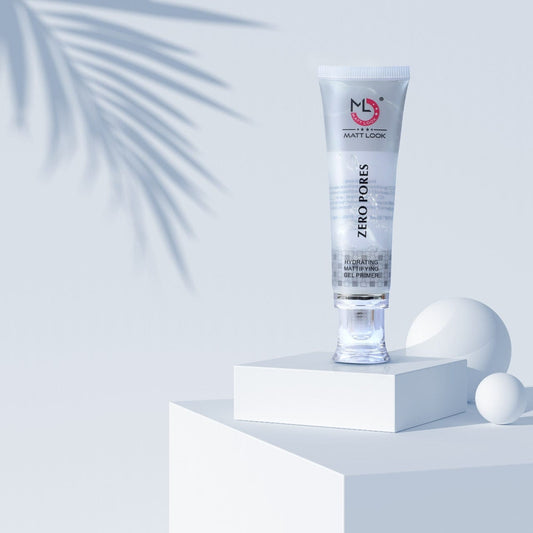 Mattlook Zero Pore Hydration Mattifying Gel Primer, Oil Free Gel, 24Hr Stays