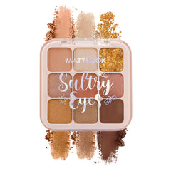 Mattlook Sultry Eyes Highly Pigmented Blendable Long Lasting Eyeshadow Palette