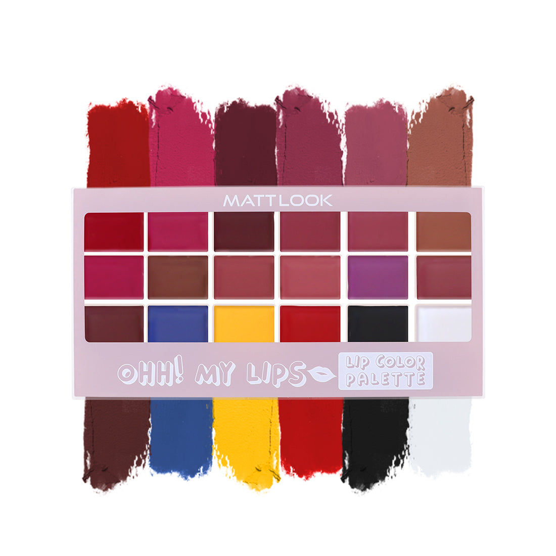 Mattlook My Heart Forever Lip Color Palette, Enriched with Shea butter and Jojoba oil, Long lasting formula, Silky Matte Application, Non- sticky and Ultra- Light
