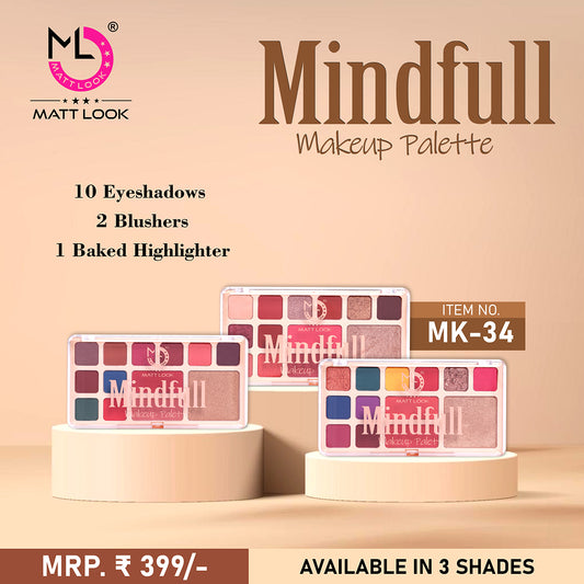 Matte look Mindfull Multicolor Makeup palette