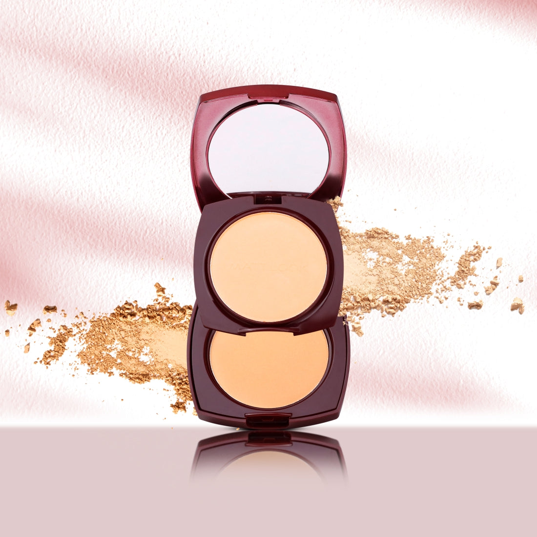 Mattlook True Cover Super Blendable Compact Powder With SPF-20, Jojoba Oil & Vitamin E
