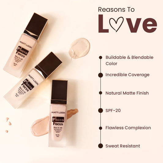 Photo Focus Bare It All Skin Perfecting Foundation