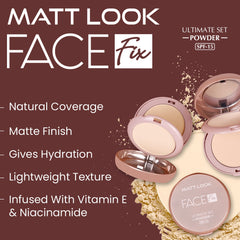 Face Fix Ultimate Set Compact Powder With SPF15 & Vitamin E