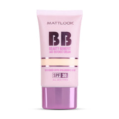 Mattlook BB Beauty Benefit Age Defence Cream, Enriched With Hyaluronic Acid, SPF-30, All Skin Types