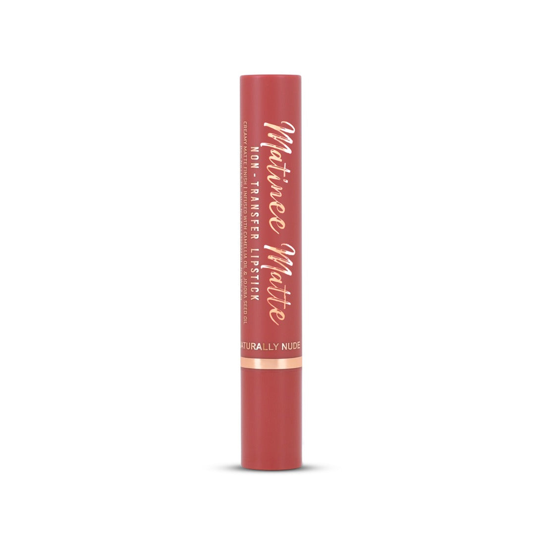 Mattlook Matinee Matte Non Transfer Lipstick, Creamy matte Finish, Infused with camellia oil and jojoba seed oil, Suitable for all Skin tones, Lippy Red, 2.4 gm