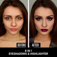 8 in 1 Eyeshadow & Highlighter