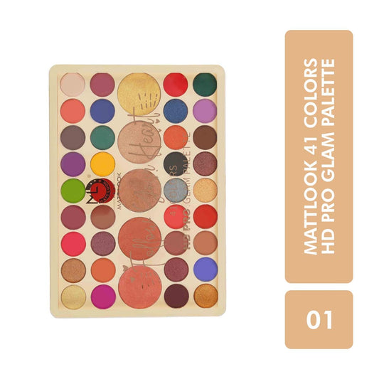 Mattlook 41 Colors HD Pro Glam Palette