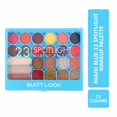Matt look Miami Blue 23 Spotlight Makeup Palette