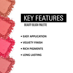Beauty Blush Palette - Mattlook Cosmetics